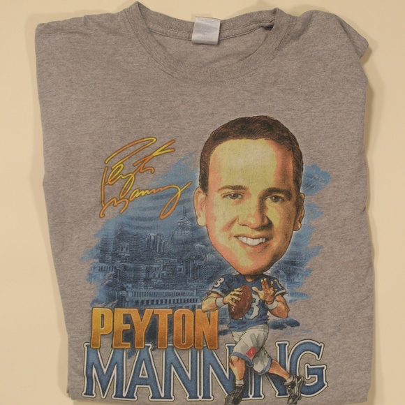 Peyton Manning Big Head Tee Shirt - Picture 1 of 1